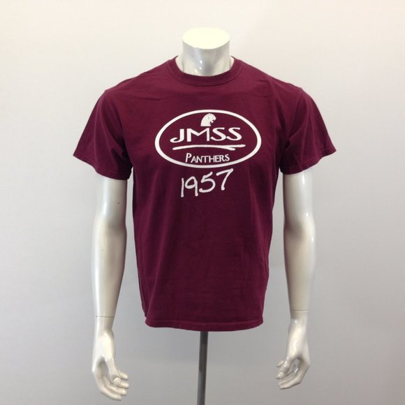 JMSS Panthers Medium Red Cotton Short Sleeve T - Picture 4 of 7